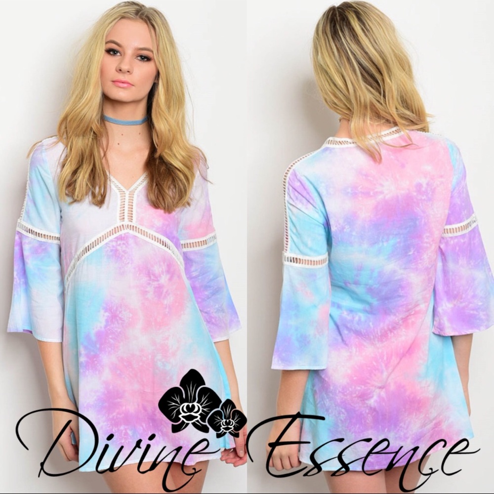 Pastel TieDye Boho Dress
